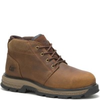 CAT Exposition Safety Boots Brown